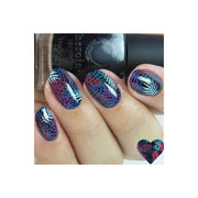 UberChic Beauty Lovely Leaves-02 Stamping Plate