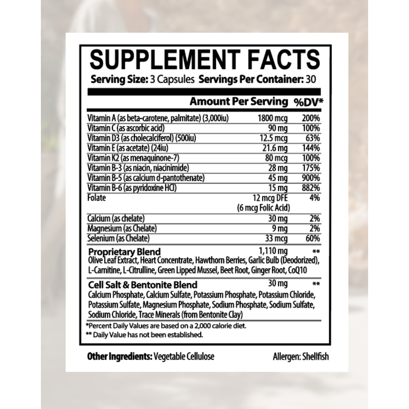Energi Nutrition CardioVive Heart Blend Supplement
