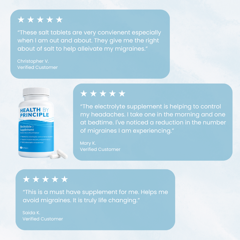 Health By Principle Complete Electrolyte Capsules - Case of 12 Bottles Supplement Light Steel Blue
