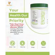 Energi Nutrition Mega Greens - Powder Supplement