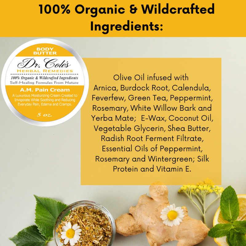 COLEHERBALS 22 - Dr. Cole's A.M. Pain Cream Herbal