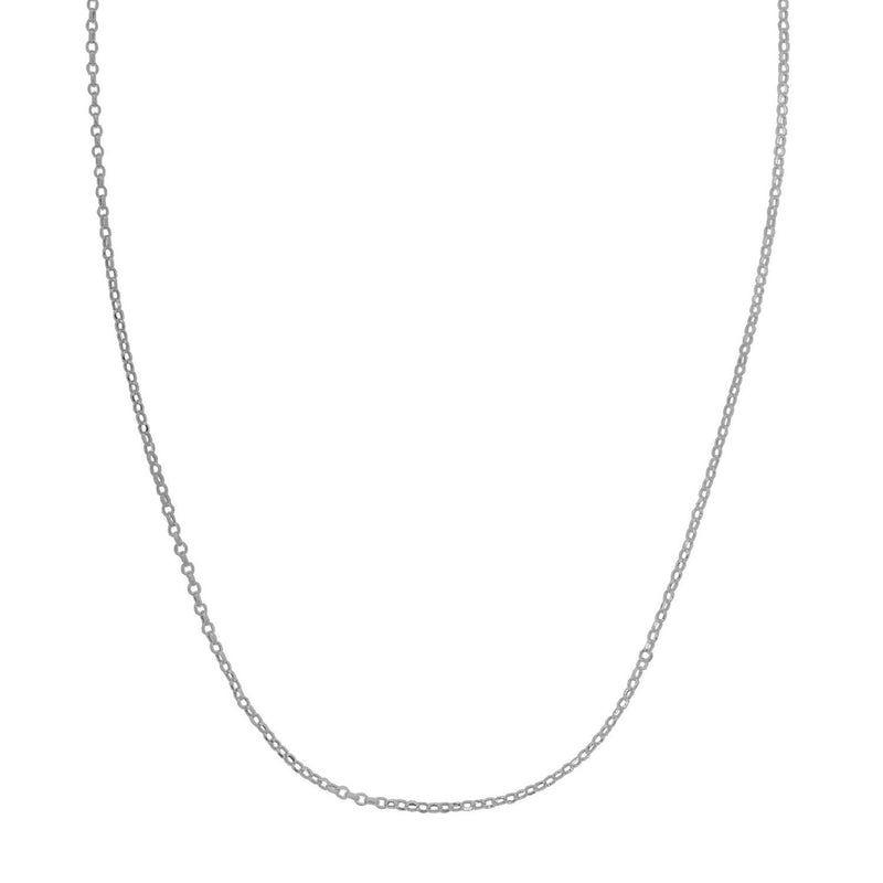 Bids.com Double Extendable Cable Chain in 14k White Gold (1.40 mm) Necklaces