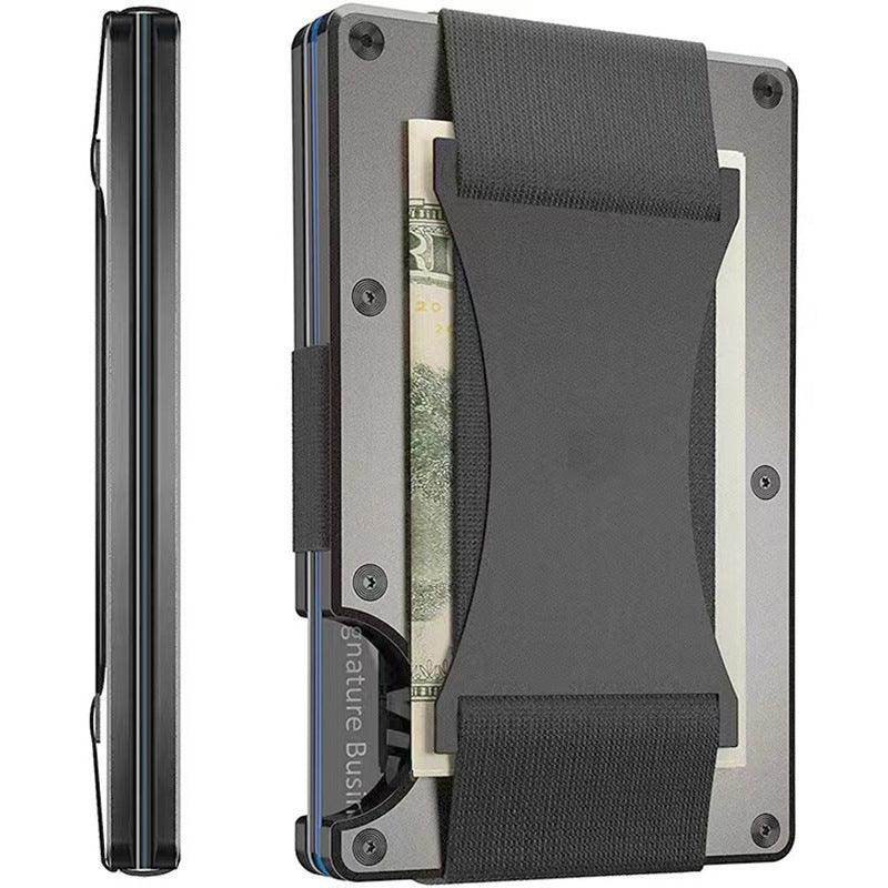 SmartPursue™ Carbon Fiber Wallet - RFID Blocking Metal Card Holder Card Wallet
