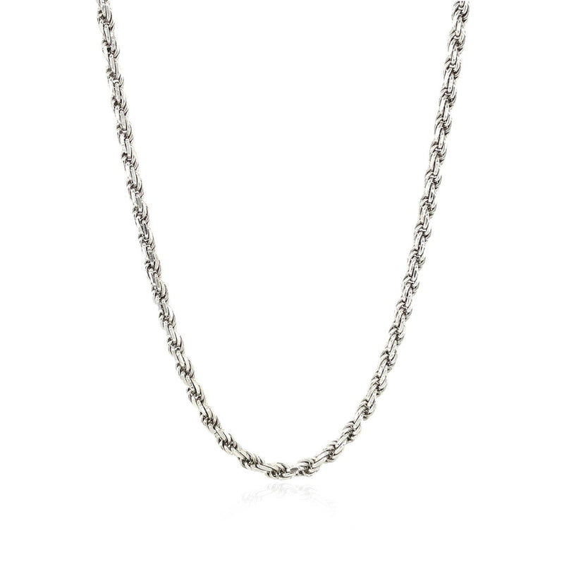 Bids.com Sterling Silver 2.9mm Diamond Cut Rope Style Chain Necklaces