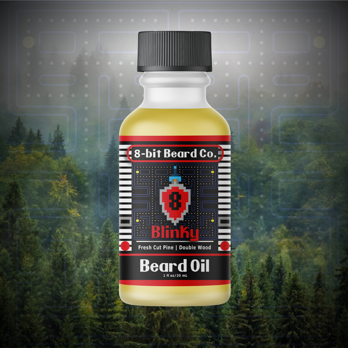 8Bit Beard Co. Blinky | Beard Oil - Fresh Cut Pine, Cedar, Balsam Fir