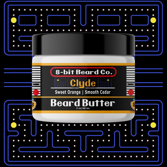 8Bit Beard Co. Clyde | Beard Butter - Sweet Orange Citrus, Smooth Cedar