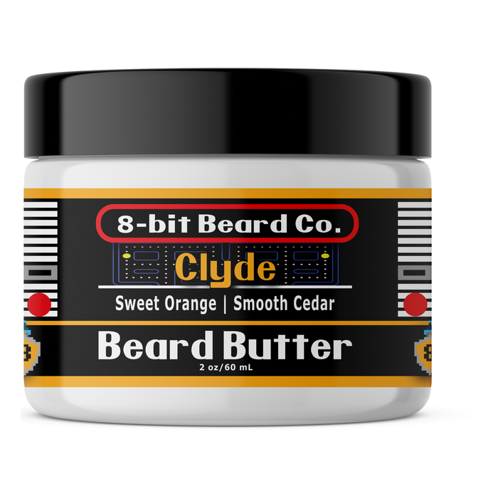 8Bit Beard Co. Clyde | Beard Butter - Sweet Orange Citrus, Smooth Cedar