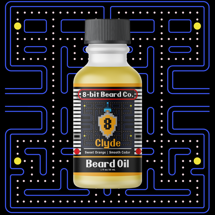 8Bit Beard Co. Clyde | Beard Oil - Sweet Orange Citrus, Smooth Cedar