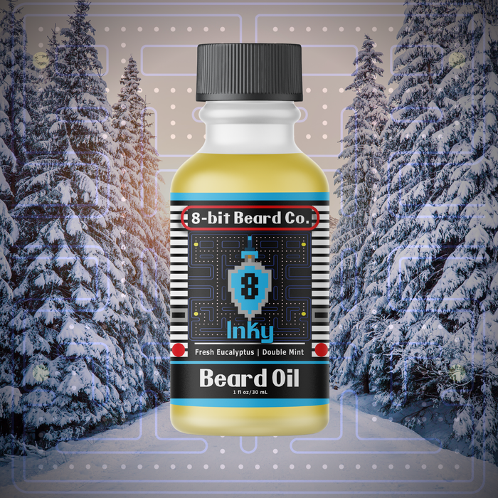 8Bit Beard Co. Inky | Beard Oil - Spearmint, Peppermint, Eucalyptus