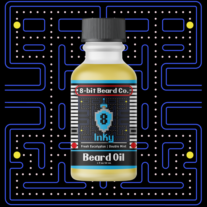 8Bit Beard Co. Inky | Beard Oil - Spearmint, Peppermint, Eucalyptus