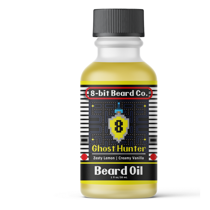 8Bit Beard Co. Ghost Hunter | Beard Oil - Lemon Citrus, Creamy Vanilla