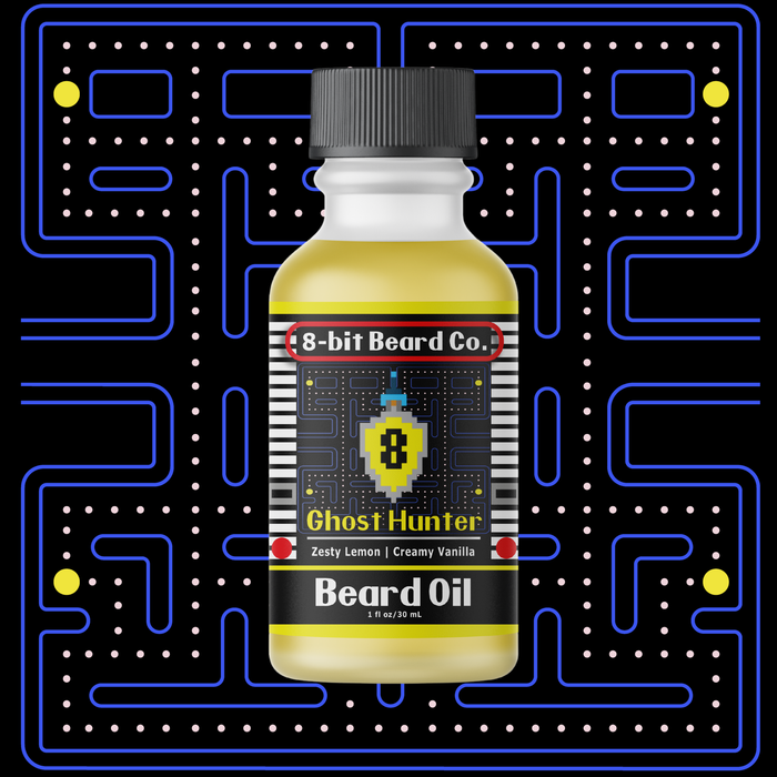 8Bit Beard Co. Ghost Hunter | Beard Oil - Lemon Citrus, Creamy Vanilla