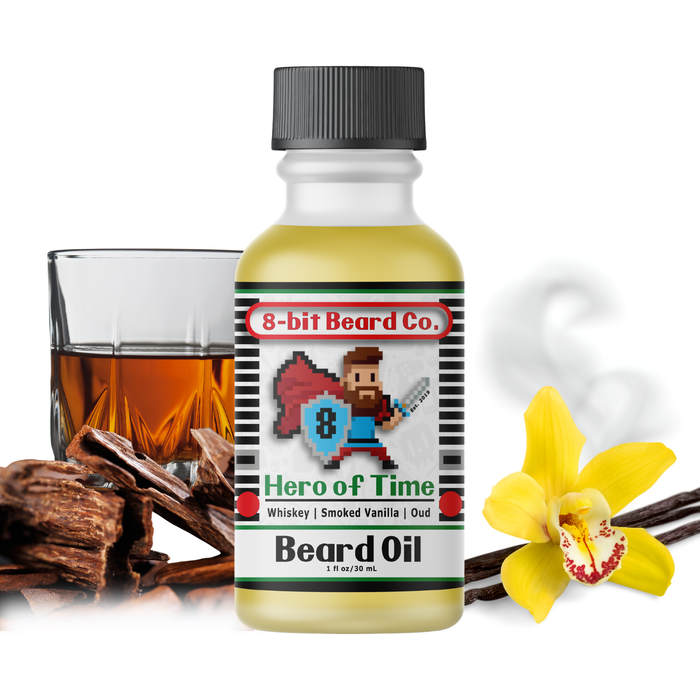 8Bit Beard Co. Hero Of Time | Beard Oil - Woodsy Smoked Vanilla