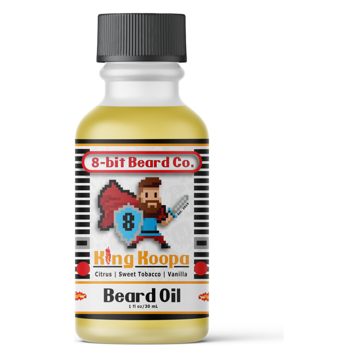 8Bit Beard Co. King Koopa | Beard Oil - Citrus, Sweet Tobacco, Vanilla