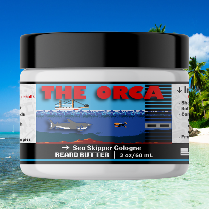 8Bit Beard Co. The Orca | Beard Butter (Limited) - Tropical, Citrus, Cedar