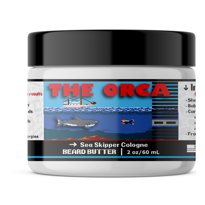 8Bit Beard Co. The Orca | Beard Butter (Limited) - Tropical, Citrus, Cedar