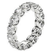 Bids.com Round Cut Lab Grown Diamond Eternity Ring in 14k White Gold (6 cttw FG/VS2) Rings