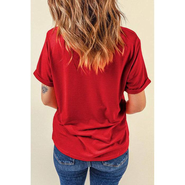 Round Neck Short Sleeve T-Shirt