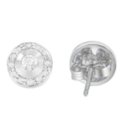 Bids.com 14K White Gold 1/3 cttw Round Cut Diamond Earrings (H-I, SI2-I1) Earrings