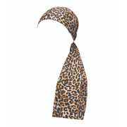 Mill's Beauty Supply RED Satin Wrap Scarf - Leopard Hair Accessories