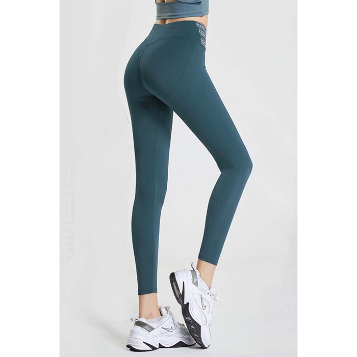 Wide Waistband Moisture-Wicking Sports Pants