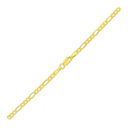 Bids.com 2.8mm 14k Yellow Gold Figaro Anklet Accessories