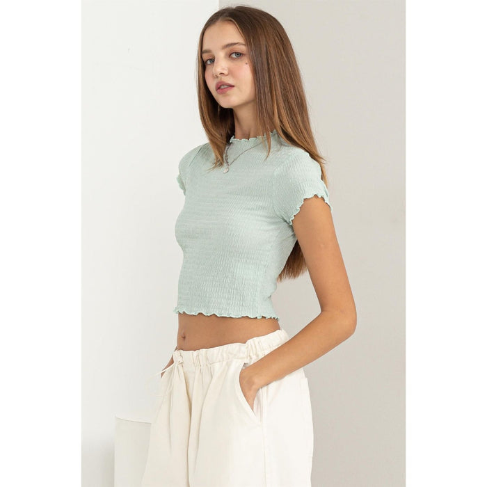 HYFVE Lettuce Hem Crop Top