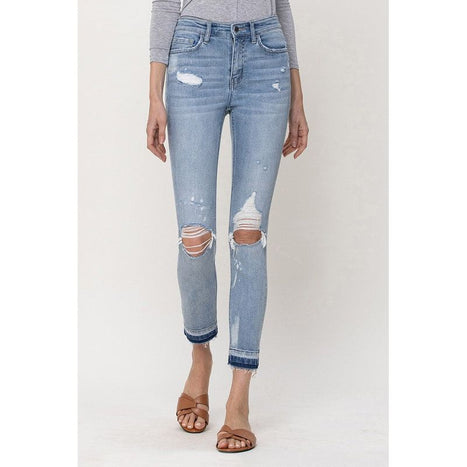 Mid Rise Crop Skinny