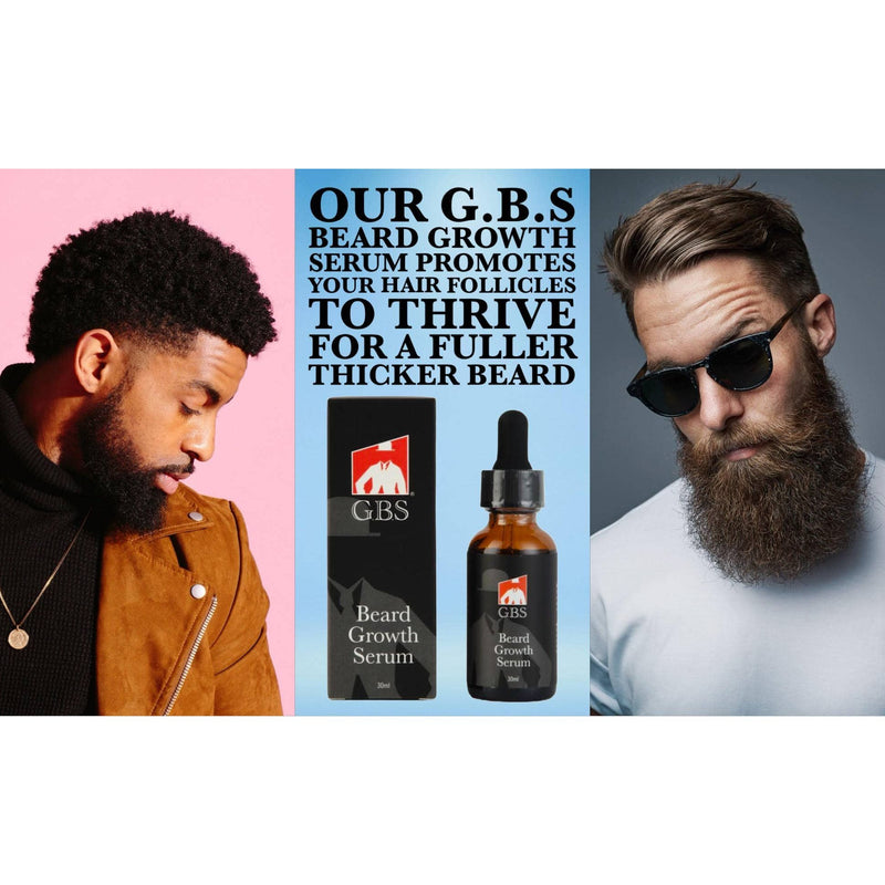 Mill's Beauty Supply G.B.S Beard Natural Hair Growth Serum with Biotin 1 oz Beard Oil