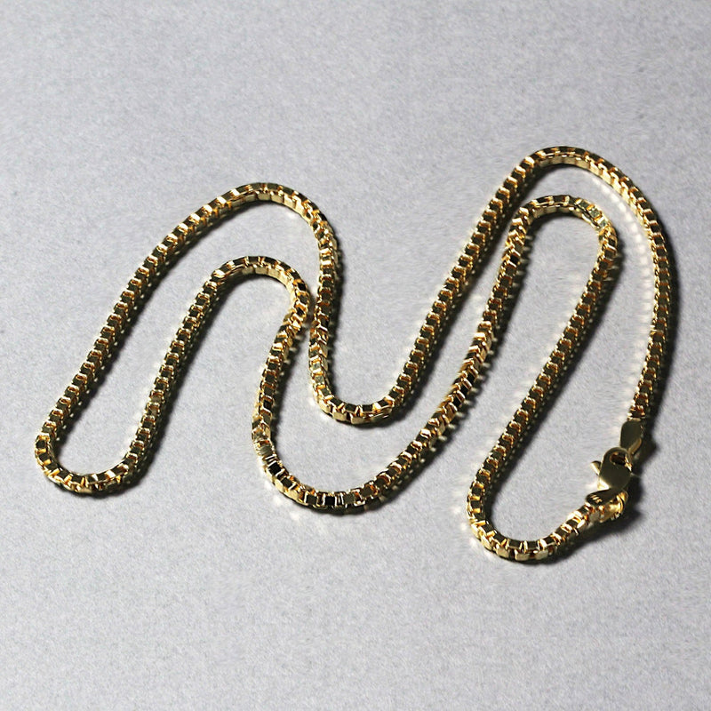 Bids.com 2.0mm 14k Yellow Gold Semi Solid Box Chain Necklaces
