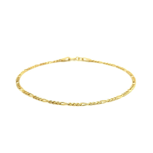 Bids.com 14k Yellow Gold Figaro Bracelet 1.5mm Bracelets
