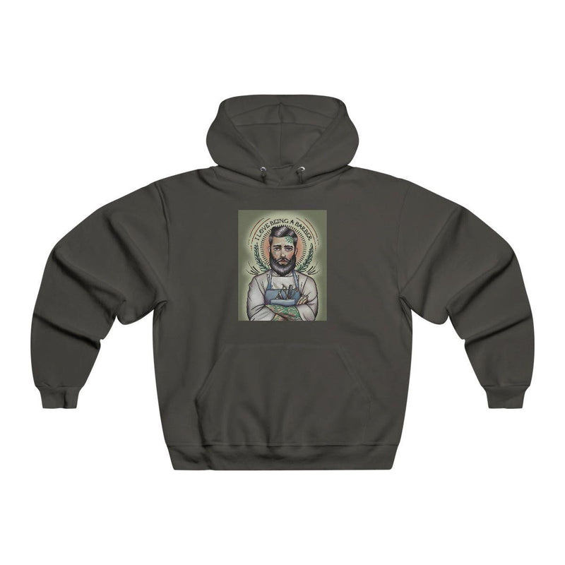 officialilovebeingabarber Men's NUBLEND® Hooded Sweatshirt Hoodie