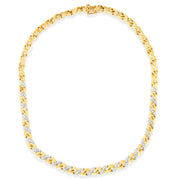 Bids.com 10K Yellow Gold 1 cttw Diamond Riviera Statement Pendant Necklace (J-K, I2-I3) Necklaces