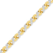 Bids.com 10K Yellow Gold 1 cttw Diamond Riviera Statement Pendant Necklace (J-K, I2-I3) Necklaces