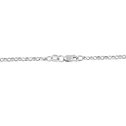 Bids.com 14K White Gold 1.0 Cttw Princess Cut Diamond Three Heart 18" Statement Pendant Necklace (H-I Color, SI2-I1 Clarity) Necklaces