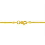 Bids.com 14K Yellow and White Gold 2.0 Cttw Princess Cut Diamond Flared and X-Station V Shaped 18â€ Franco Chain Statement Necklace (H-I Color, SI2-I1 Clarity) Necklaces