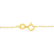 Bids.com Yellow Color Plated Sterling Silver Diamond Station Necklace (1/2 cttw, K-L Color, I2-I3 Clarity) Necklaces