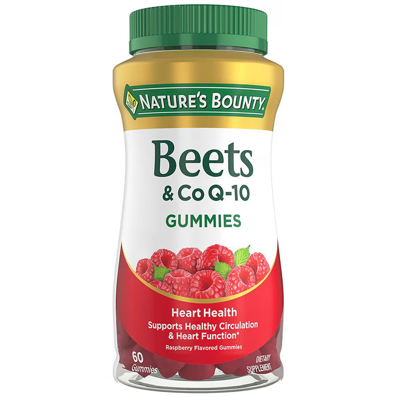 Nature's Bounty Nature's Bounty Beets & Co Q-10 Gummies Raspberry, 60 ct Vitamins & Supplements White Smoke