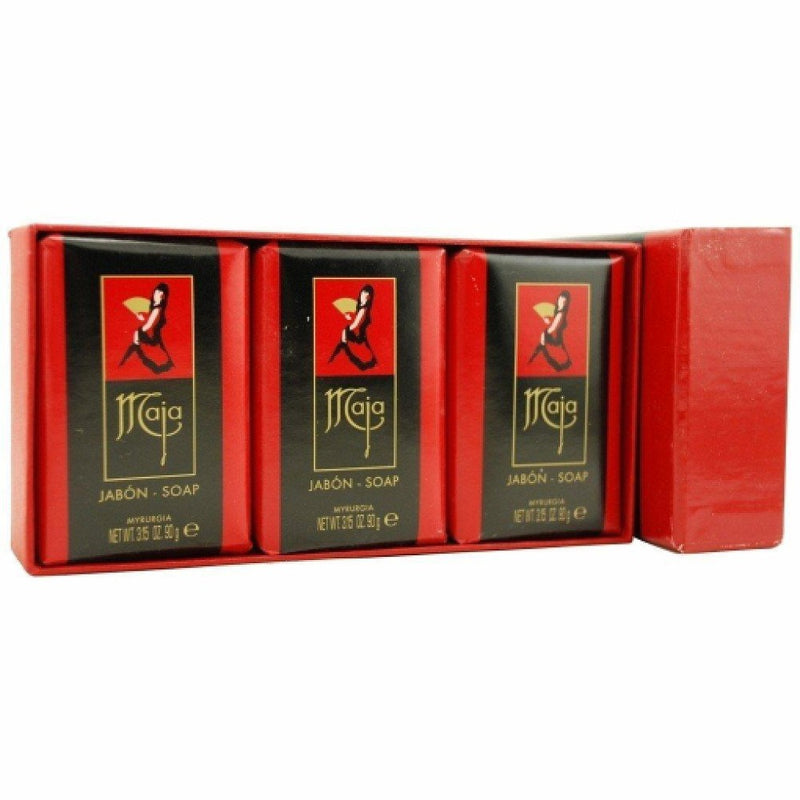 Maja Maja By Myrurgia Set Of 3 Soaps And All Are 3.1 Oz Bar Soap White Smoke