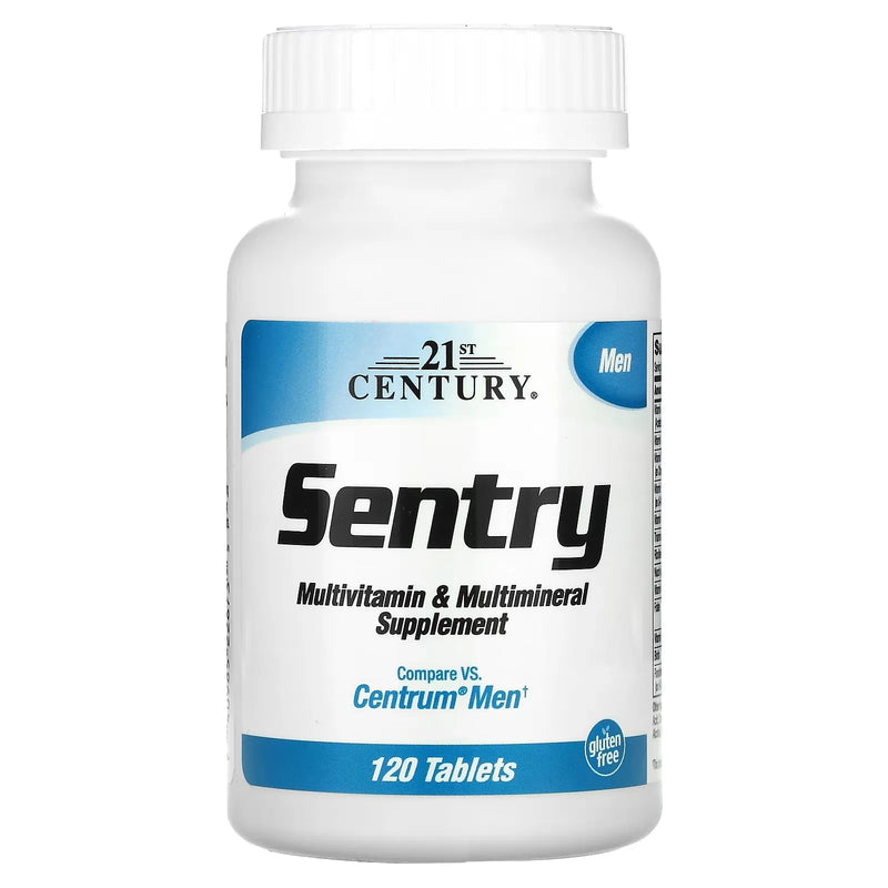 21st Century 21st Century Sentry Men – Multivitamin &amp; Multimineral Supplement (120 Tablets) Vitamins & Supplements