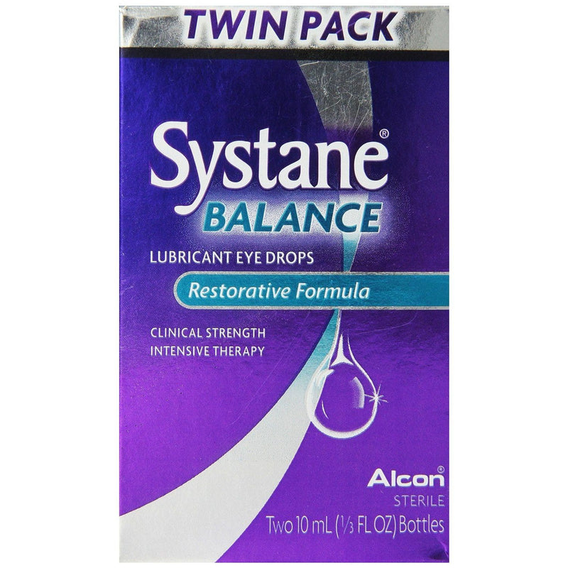 Systane Systane® Balance Lubricant Eye Drops – Restorative Formula (Twin Pack) Eye Drops & Lubricants