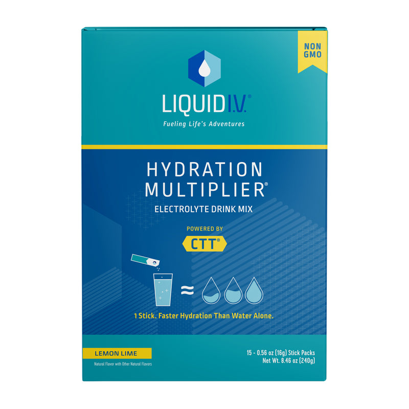 Liquid I.V. Liquid I.V. Hydration Multiplier Electrolyte Drink Mix Lemon Lime Health & Beauty