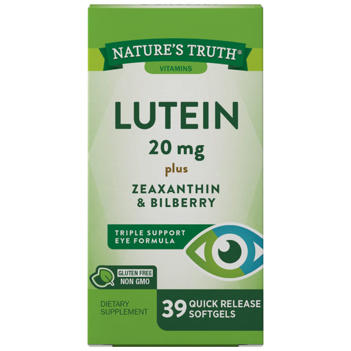 Nature's Truth Nature's Truth Lutein 20 Mg Plus Zeaxanthin & Bilberry Vitamins & Supplements