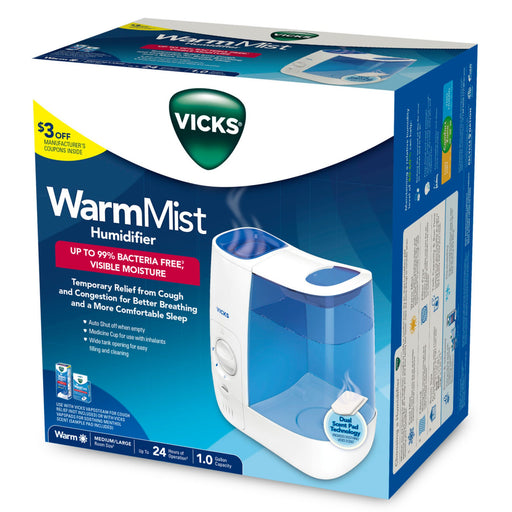 Vicks Vicks Humidifier Warm Mist 1 Gallon Humidifiers