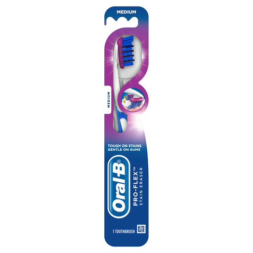 Oral-B Oral-B 3D White Luxe Medium Toothbrush With Stain Eraser Toothbrushes