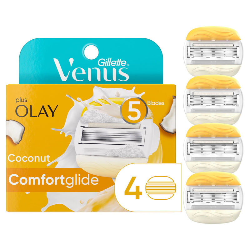 Gillette Gillette Venus Comfortglide Plus Olay Coconut Women's Razor Blade Refills Shaving & Grooming