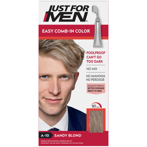 Just For Men Just For Men Autostop Foolproof Hair Color, Sandy Blond Hair Color