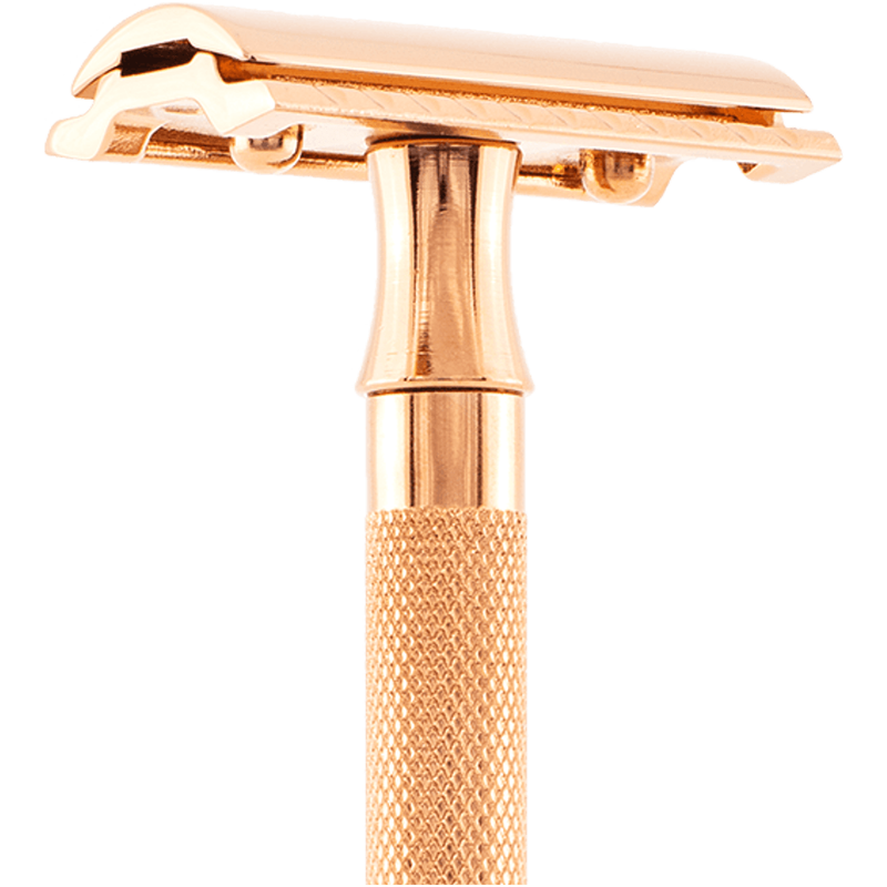 Merkur Merkur Safety Razor 24C Long Handle Rose Gold Safety Razor