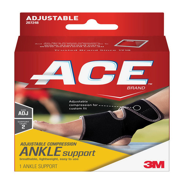 ACE ACE Ankle Support, Neoprene, Adjustable First Aid