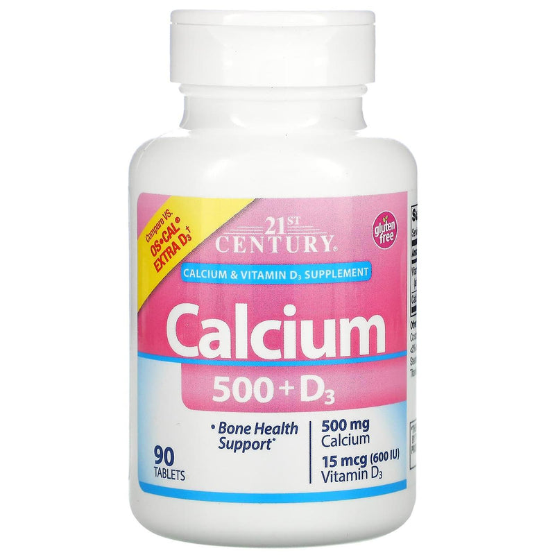 21st Century 21st Century® Calcium Plus Extra D – 500 mg Vitamins & Supplements